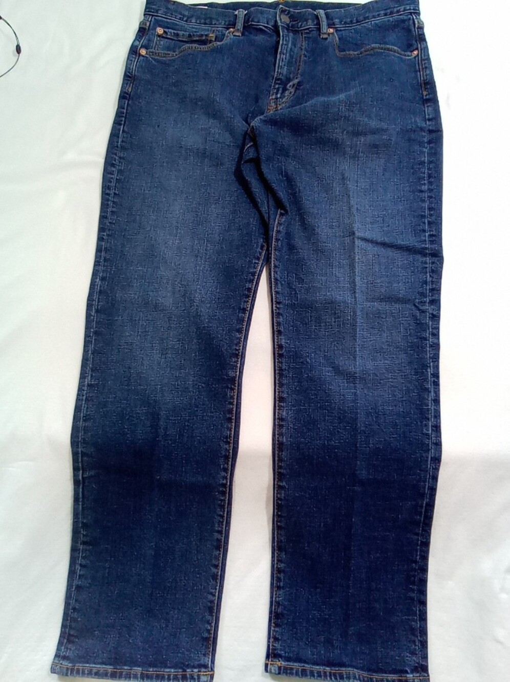 GAP Men's Straight Leg Dark Blue Jeans